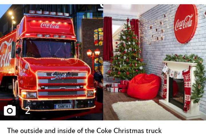 COCA COLA'S - BIG RED CHRISTMAS TRUCK