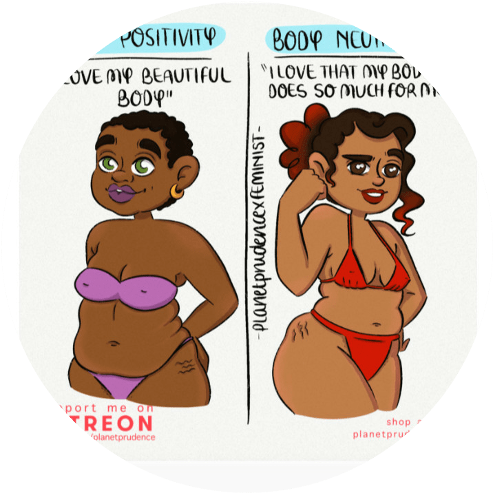 TWO FEMALE WOMEN OF COLOR - SHOWING POSITIVE BODY IMAGE WEARING BIKINIS