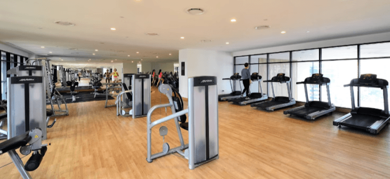 A picture of a fitness center where people are aware of exercise as one of the strategies to healtjhy living