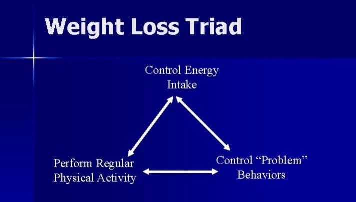 DIAGRAM OG THE WEIGHTLOSS TRIAD