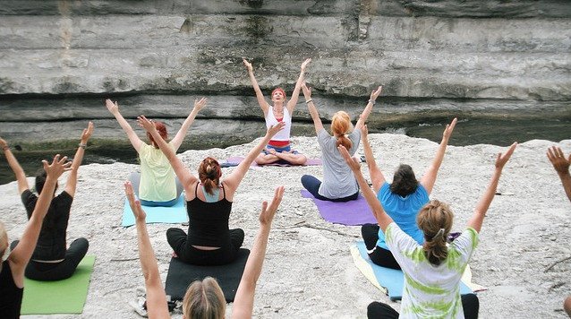 STAGES OF CHANGE INCLUDE MINDSET AND weight maintenance activities - outdoor yoga class