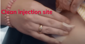 CLEAN INJECTION SITE