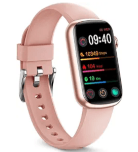 A PINK FITBIT WATCH