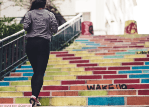 HOW TO BREAK HABITS BY DOING EXERCISE LIKE WALKING THENSTAIRS