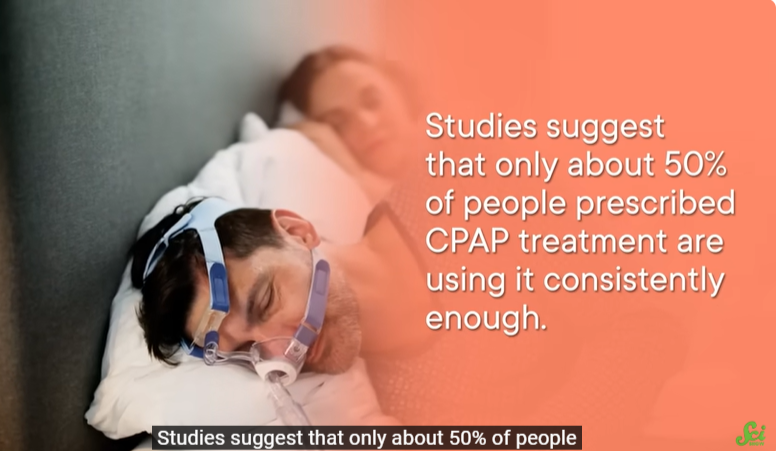 50% OF PEOPLE ARE USING THEIR CPAP DEVICE INCORRECTLY