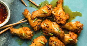 LUSCIOUS PIECES OF FRIED CHICKEN DRUMSTICKS