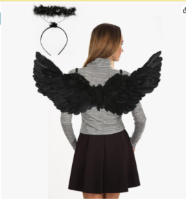 ANGLE WING COSTUME IS ONE OF THE INTERRESTING THINGS ABOUT HALLOWEEN