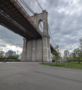 THE BROOKYN BRIDGE PARK IS AN HISTORICAL PLACE