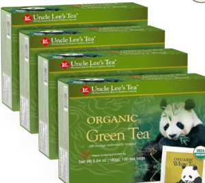 UNCLES LEE'S GREEN TEA is great for stress relief