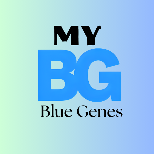 LOGO FOR MY BLUE GENES